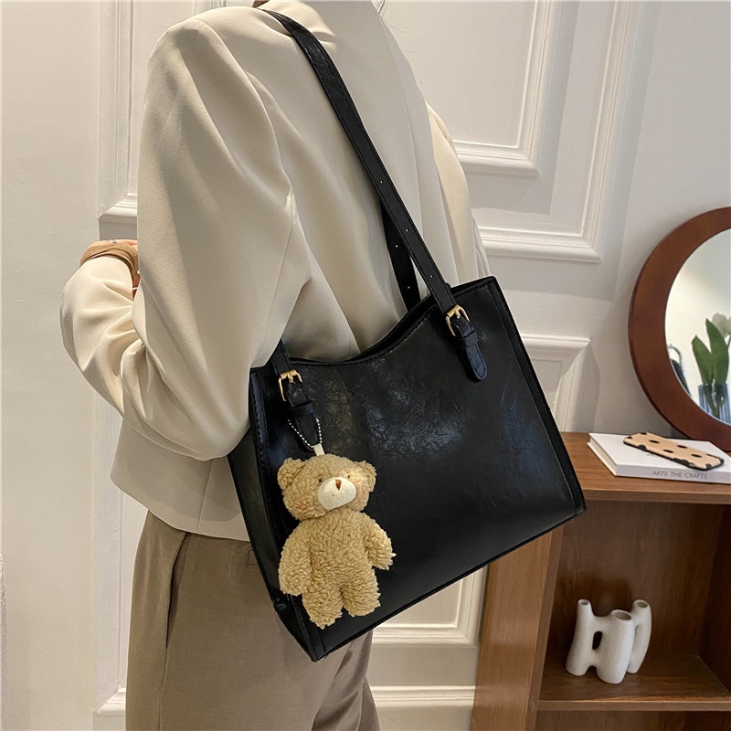 Túi Tote Đeo Vai Thời Trang Mùa Thu 2022 Phong Cách retro Dành Cho Nữ