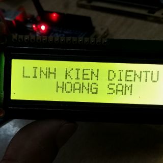 Màn hình LCD C1602A-V1.2 xanh lá 3.3V 5V dùng hiện thị với Arduino I2C