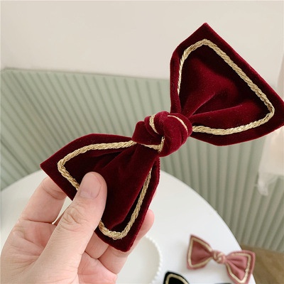 Kẹp tóc nơ to phong cách Hàn Quốc dễ thương cho nữ