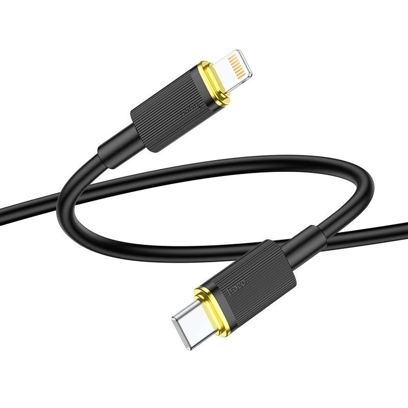 Dây cáp sạc nhanh HOCO. U109 20W PD USB C cao cấp an toàn thích hợp cho iPhone Mini 12 13 14 Pro Max