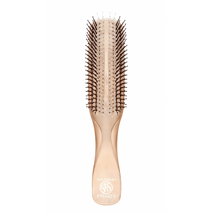 Lược gội đầu thần kỳ Scalp Brush World Long Model - Pink Gold