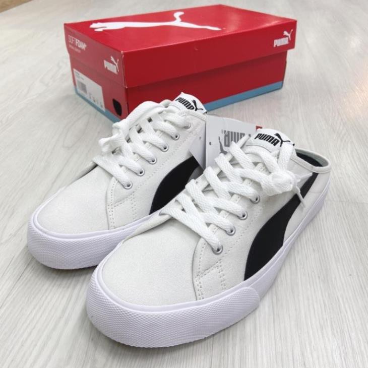 [CHÍNH HÃNG] Giày Puma Bari Mule White Black