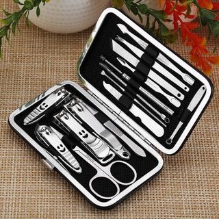 Bộ bấm móng tay 15 món thép Cao Cấp không gỉ-bộ cắt móng tay cao cấp 19 món
