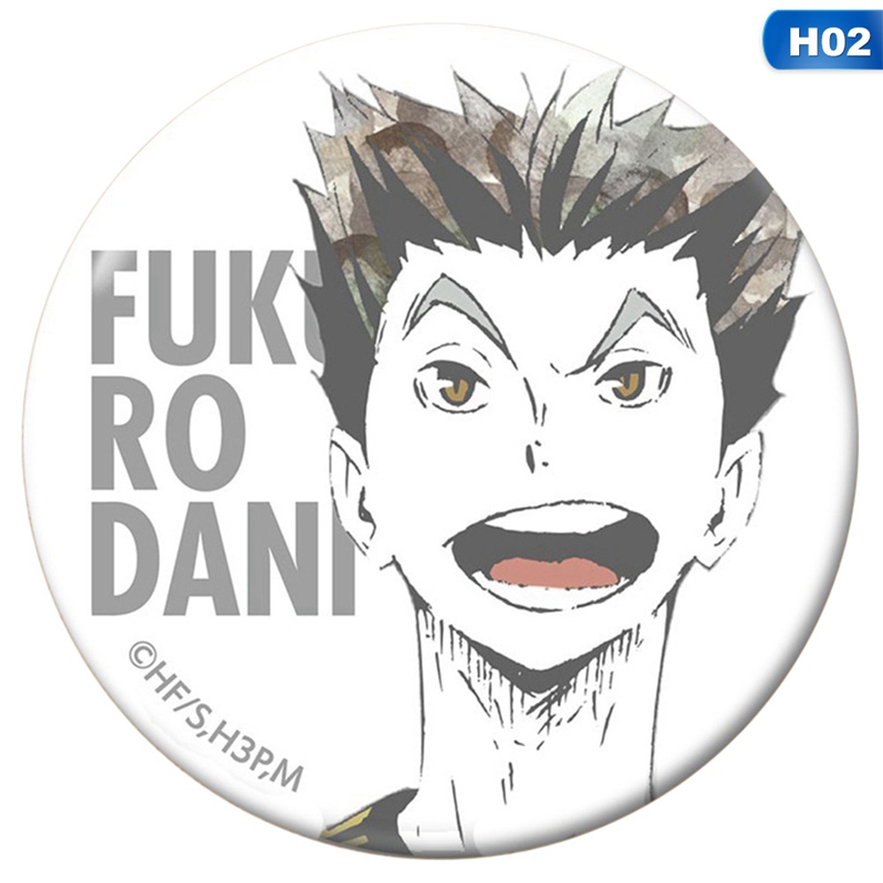 Ghim Cài Áo Hình Nhân Vật Anime Haikyuu