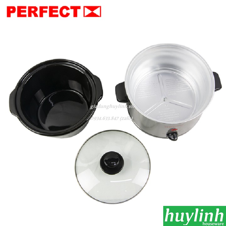 [Mã 151ELSALE hoàn 7% đơn 300K] Nồi nấu cháo chậm Perfect PF-S09 - 2.5 lít