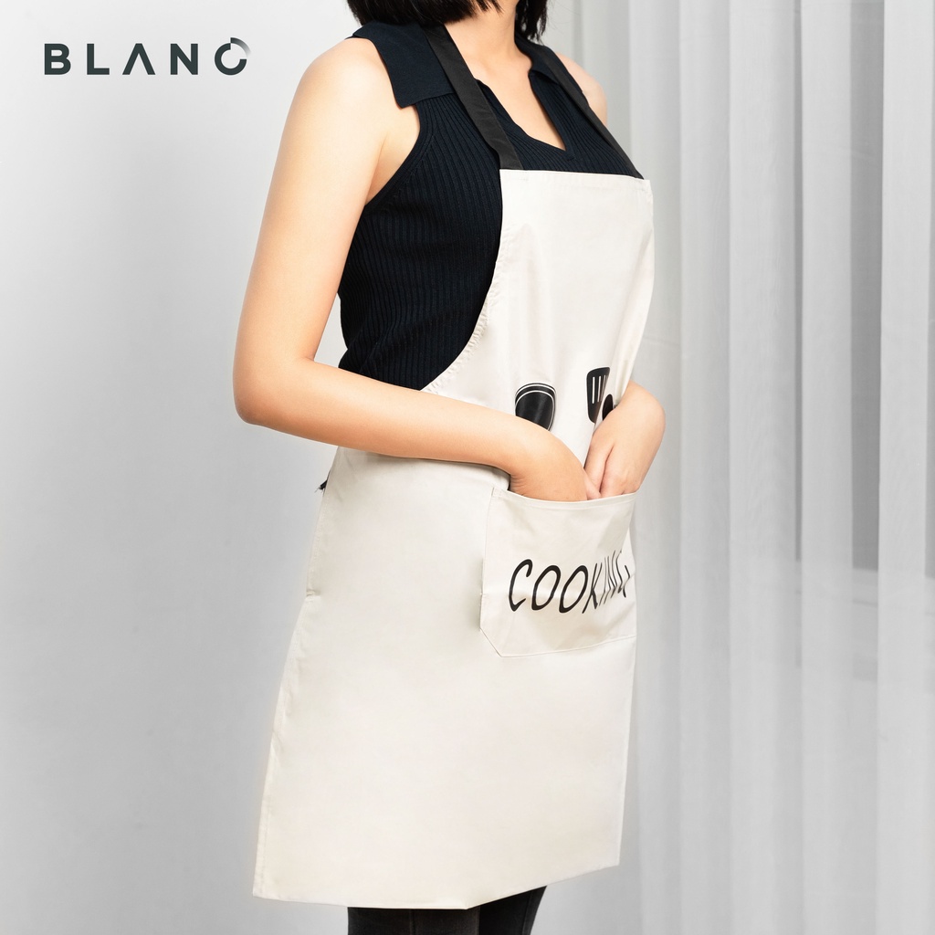 Tạp Dề Chống Thấm Dầu Cooking BLANC&quot;