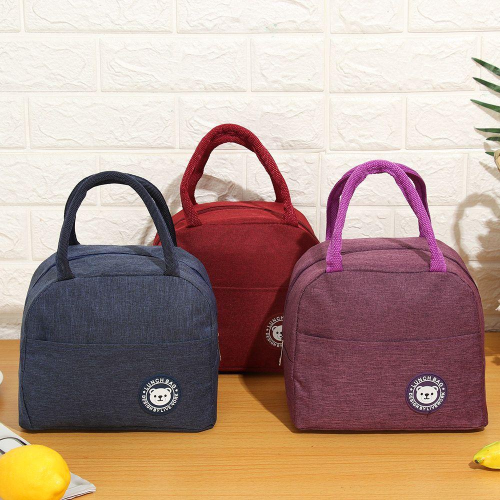 Túi Tote Giữ Nhiệt Đựng Hộp Cơm Trưa Thiết Kế Nhỏ Gọn 1 #