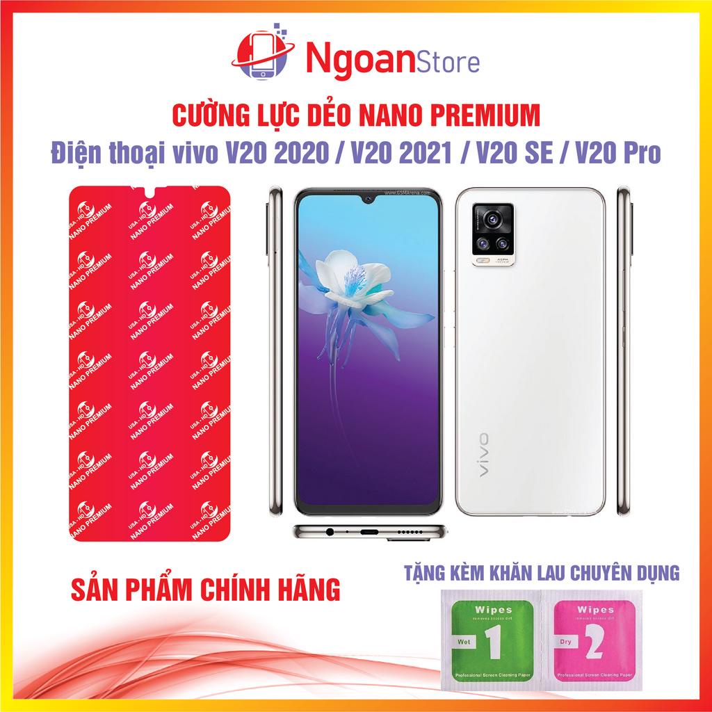 Cường lực dẻo Nano cho Điện thoại vivo V20 2020 / V20 2021 / V20 SE / V20 Pro - Ngoan Store