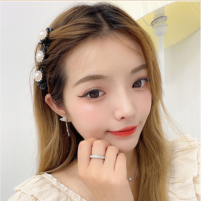 Kẹp Tóc Mái Đôi Thời Trang Cổ Điển Dễ Thương Dành Cho Nữ