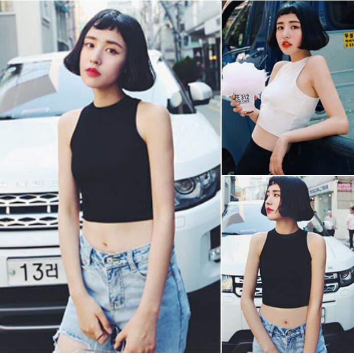 IELGY   Sexy Nude Skinny Tank Top