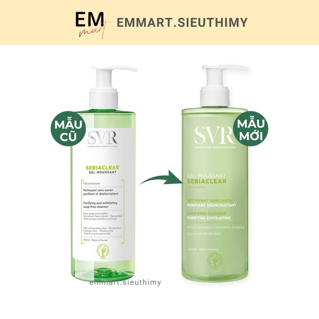Sữa rửa mặt SVR Sebiaclear Gel Moussant 400ml