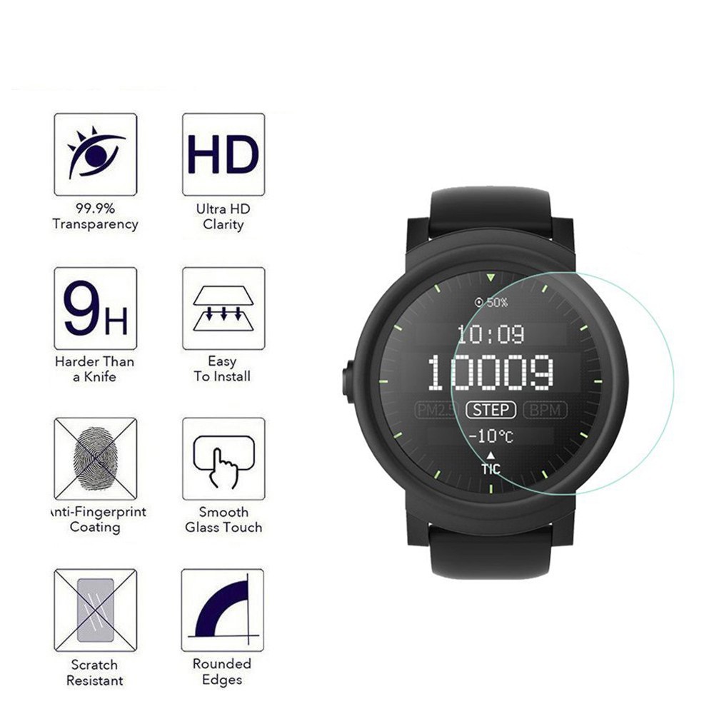 2.5D Tempered Glass Film Screen Protector for Ticwatch E Smart Watch
