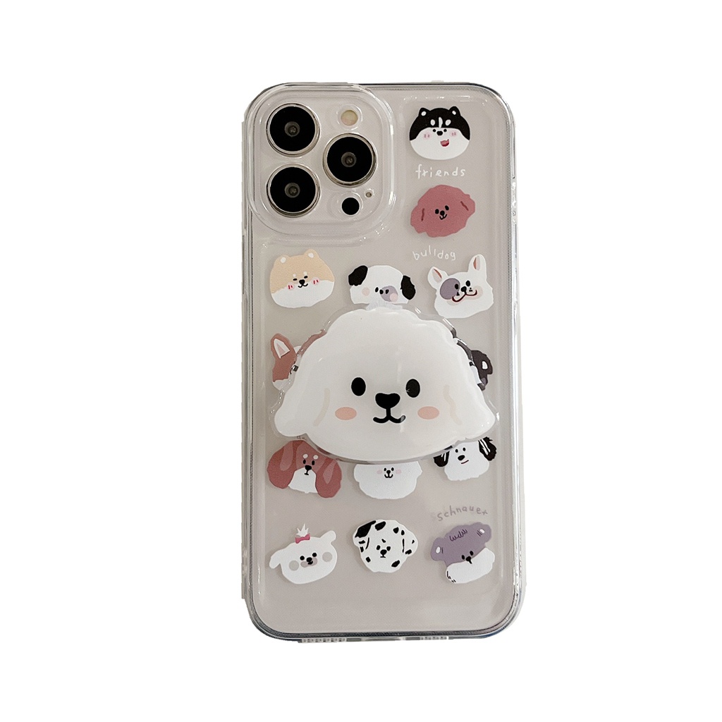 Ốp Điện Thoại TPU Họa Tiết Hoạt Hình Dễ Thương Chống Trầy Chống Rơi Cho iPhone 11 14 13 12 Pro Max XR 7 8 Plus