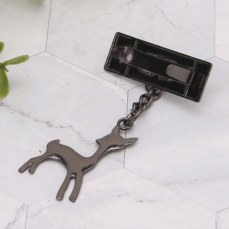 Mặt Dây Chuyền Hình Hươu Bằng Kim Loại DIY Trang Trí Túi Xách Đeo Vai