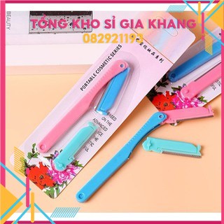 sp271 Bộ dao cạo lông mày tiện dụng 2 lưỡi NPP Shoptido