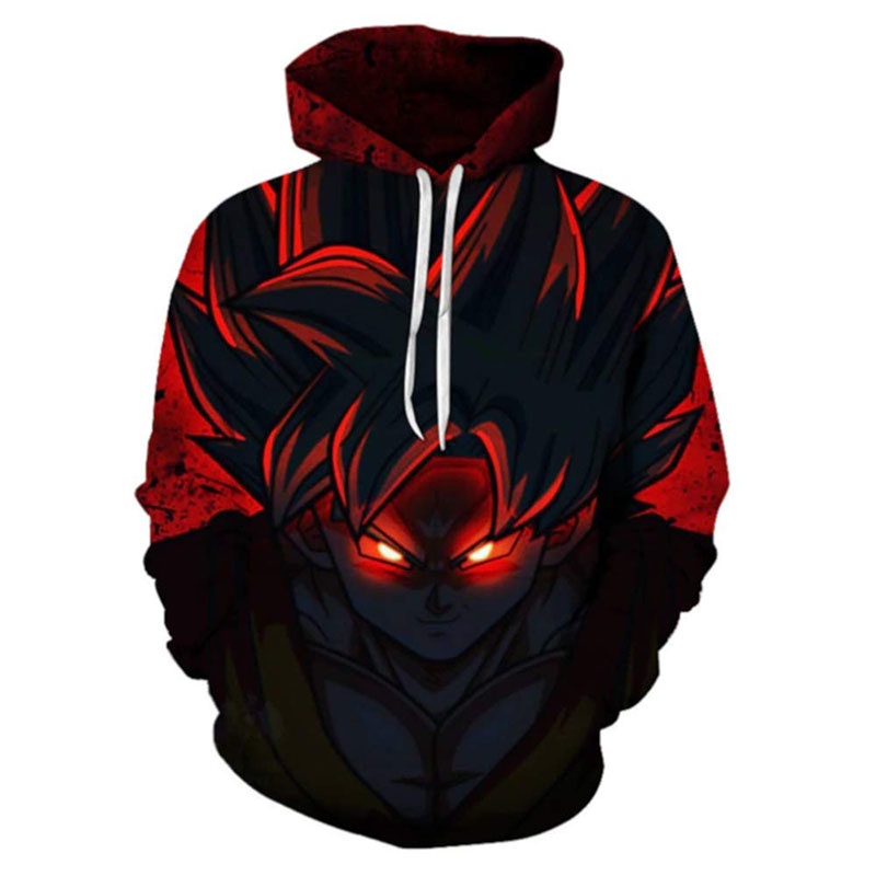 Áo khoác hoodie in hình Dragon Ball 3D thời trang