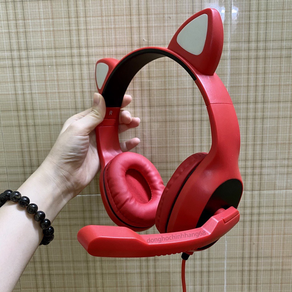 Tai Nghe Gaming Có Mic Mèo,Nghe Nhạc Cực Hay Chơi Game Cực Đã.