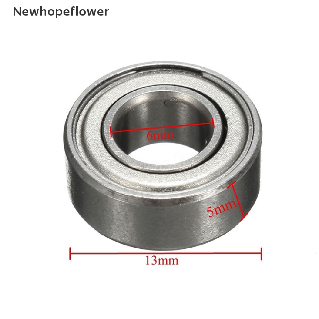 Bộ 10 Viên Đạn Bạc mini 686ZZ 6x13x5mm 6X13X13X