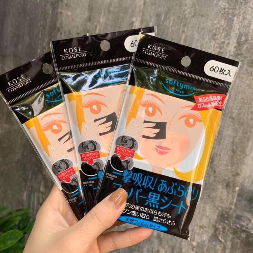Giấy thấm dầu Kose 60 tờ Hàng nội địa Nhật Bản