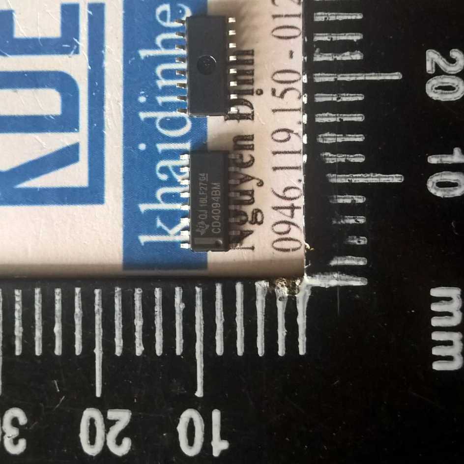 10 con IC CD4094BM CD4094 4094 SOP-16 IC dịch 8-bit, áp cao kde1280