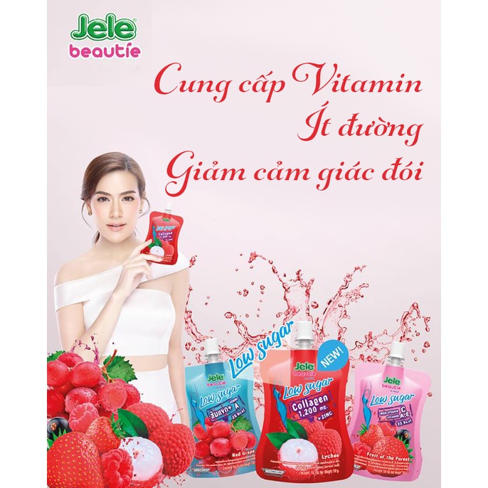 Nước thạch trái cây Jele Beautie Thái Lan gói 125/150g