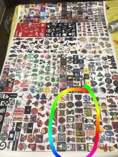 Set sticker pvc Pubg