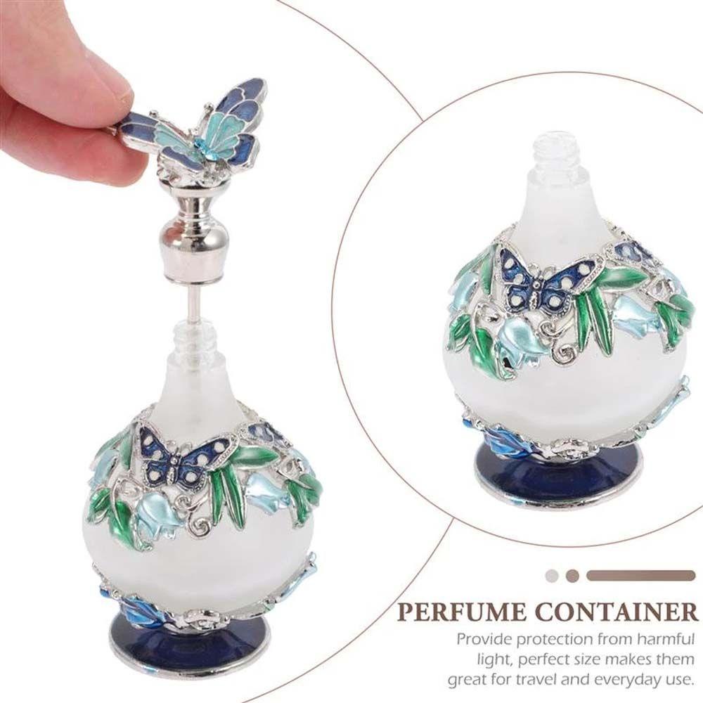 Lọ Rỗng Đựng Nước Hoa Họa Tiết Bướm Cổ Điển