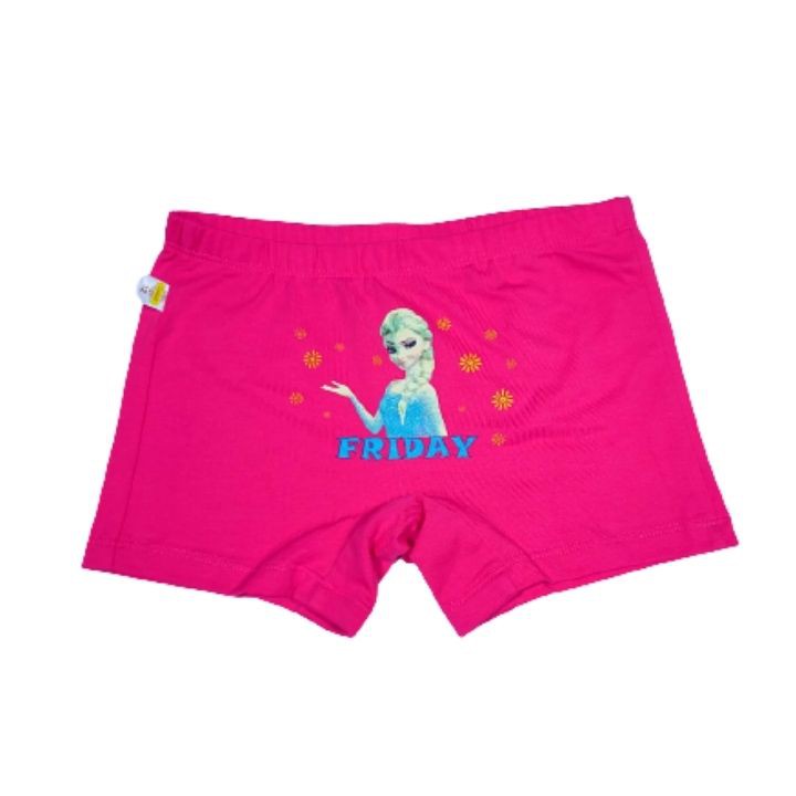 Quần đùi chip cho bé gái từ 18-41kg - hình Elsa- Pony -Thun cotton 4 chiều - Tomchuakids