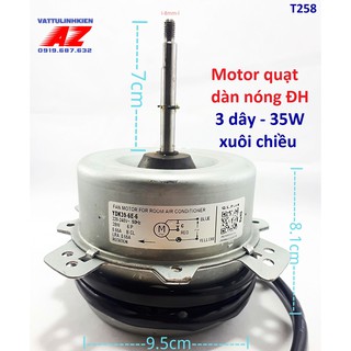 Motor quạt dàn nóng điều hòa 220V-36W-3 dây