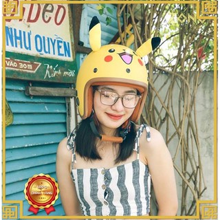 Mũ Kín Tai hình Picachu 3/4 có tai