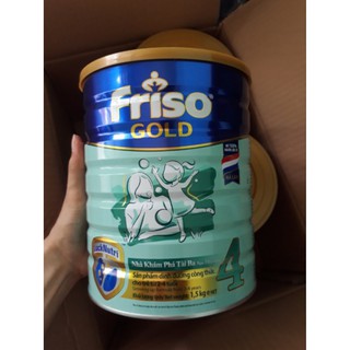Sữa Bột Friso Gold 4 lon 1,5kg Cho Bé Từ 2-4 Tuổi
