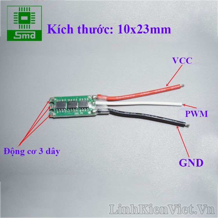 Mạch điều khiển động cơ không chổi than mini 2S 7A