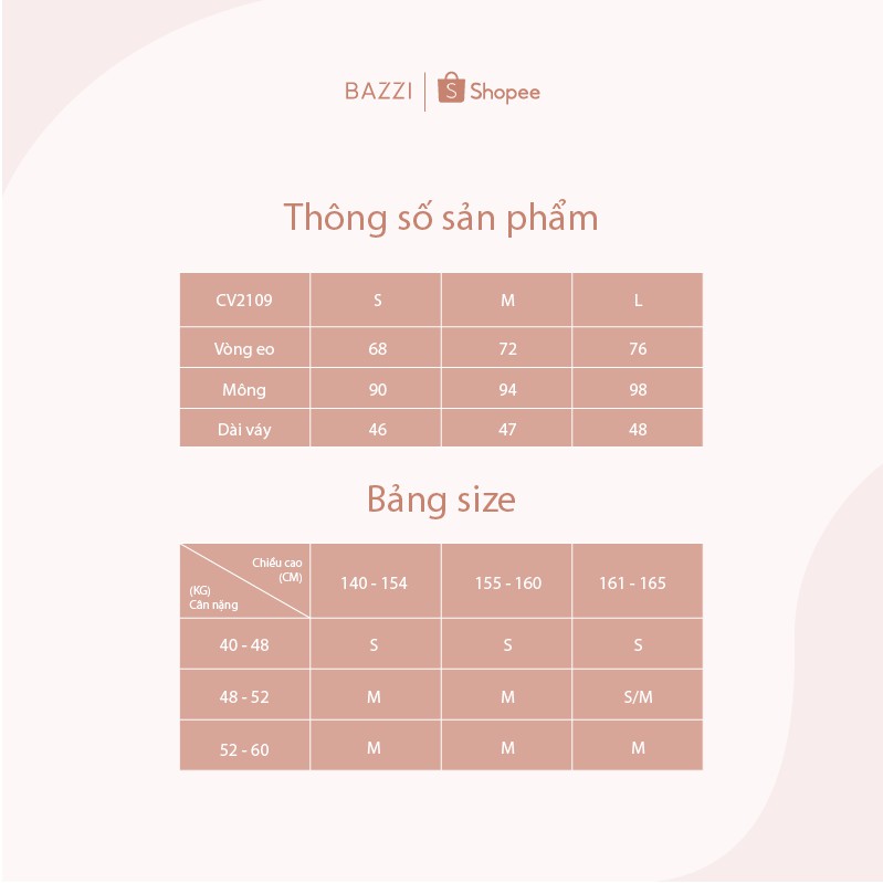 Chân váy be trơn cách điệu Bazzi dáng chữ A có lót quần chất co giãn - ẢNH THẬT