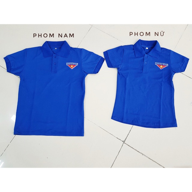 Áo đoàn TNVN vải cá sấu ảnh thật