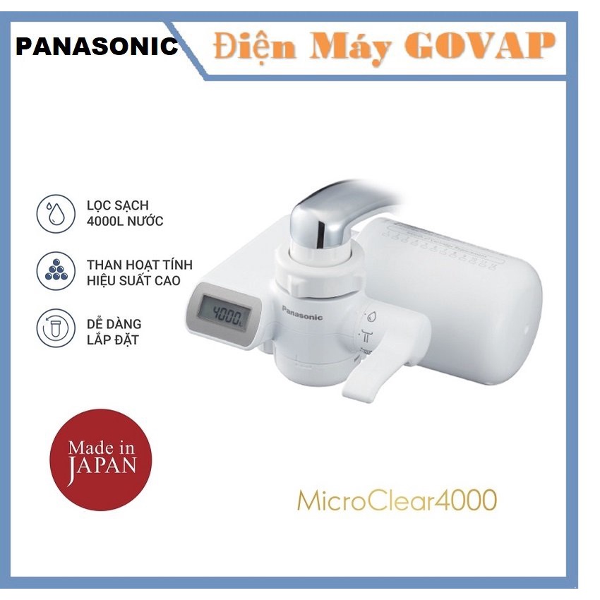 Máy Lọc Nước Tại Vòi Panasonic MicroClear TK-CJ300-WVN - 4000L Nước Sạch – Made In Japan
