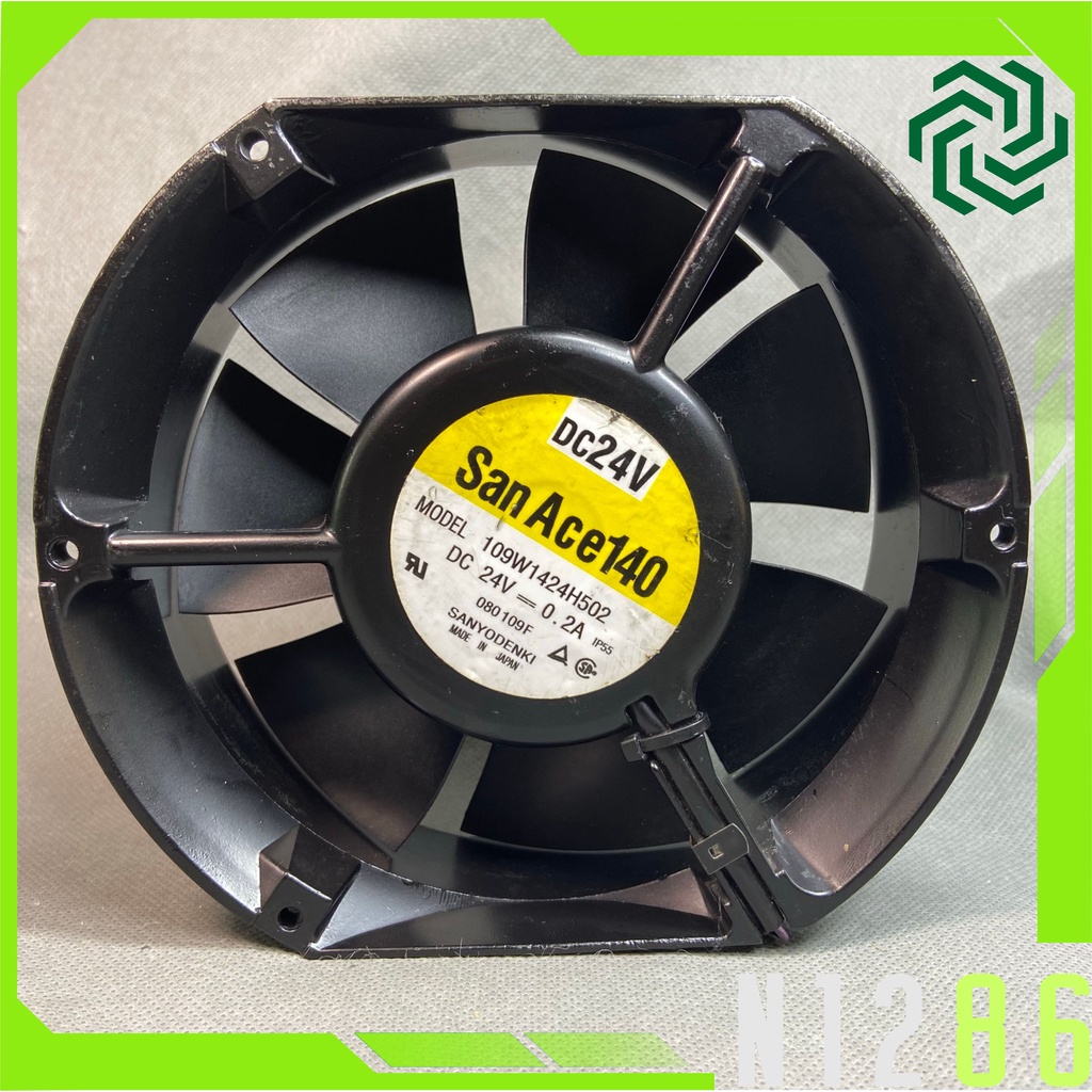 QUẠT 160 MM SAN ACE 140 EMBPAPST. 12 - 24 VOLT. KHUNG NHÔM