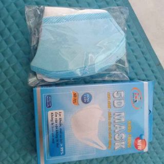 Khẩu trang 5d mask kháng khuẩn hàng đẹp (10 cái)