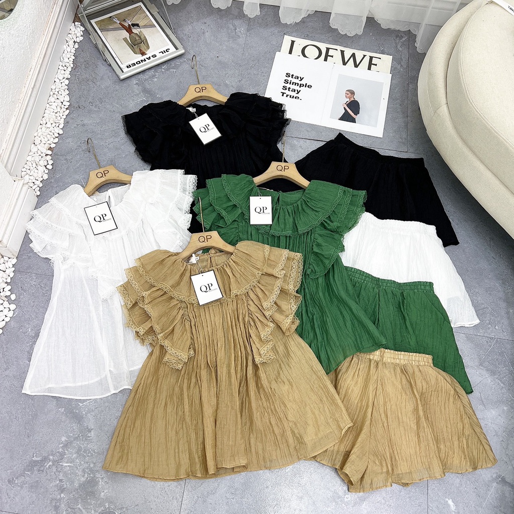 Set Áo Sát Nách Bèo Thiết Kế