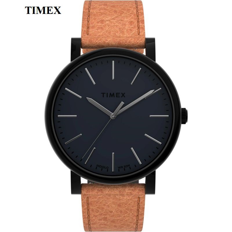 Đồng hồ Timex Originals 42mm Leather Strap Watch TW2U05800.