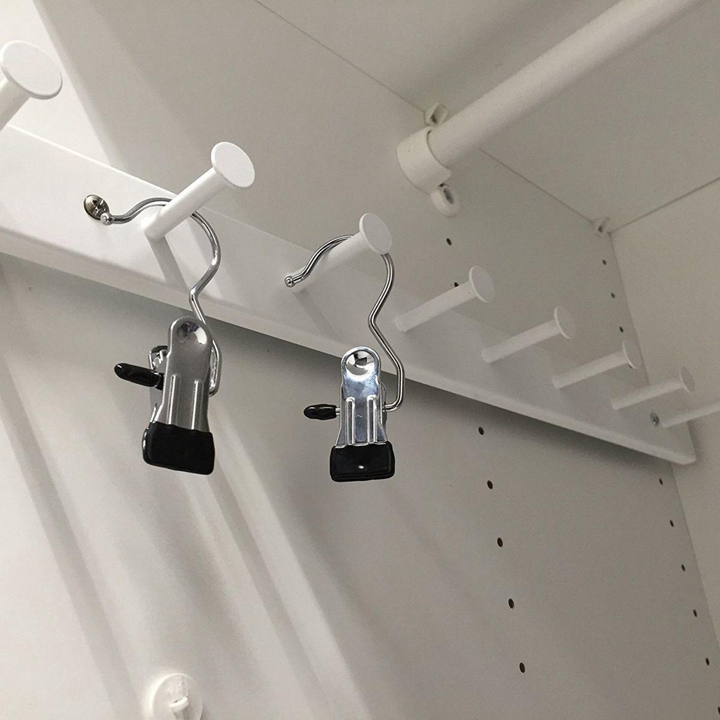 Kẹp Inox Treo Nón / Giày Dép Chịu Tải Nặng Tiện Dụng