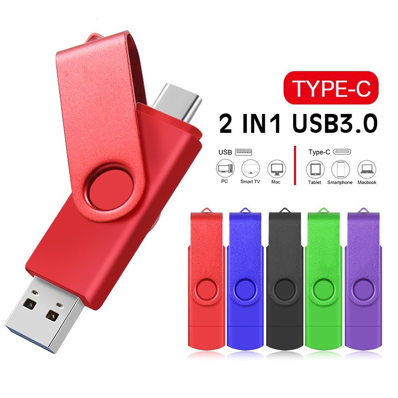 Usb 3.0 256gb Otg Cho Điện Thoại / Máy Tính Bảng / Pc 16gb 32gb 64gb 128gb