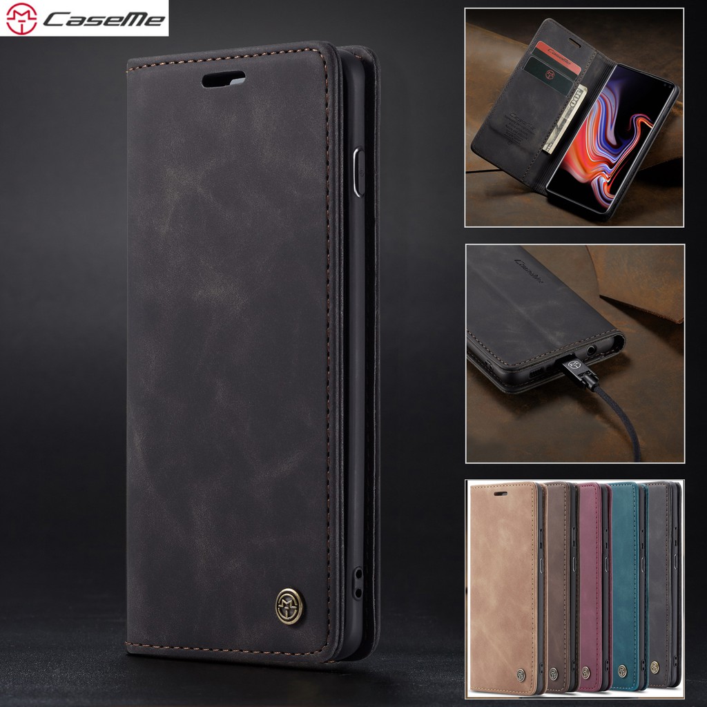 CaseMe Bao da điện thoại nắp gập cho Samsung Galaxy Note 20 10 S8 S9 S10 S10e Plus Ultra | BigBuy360 - bigbuy360.vn