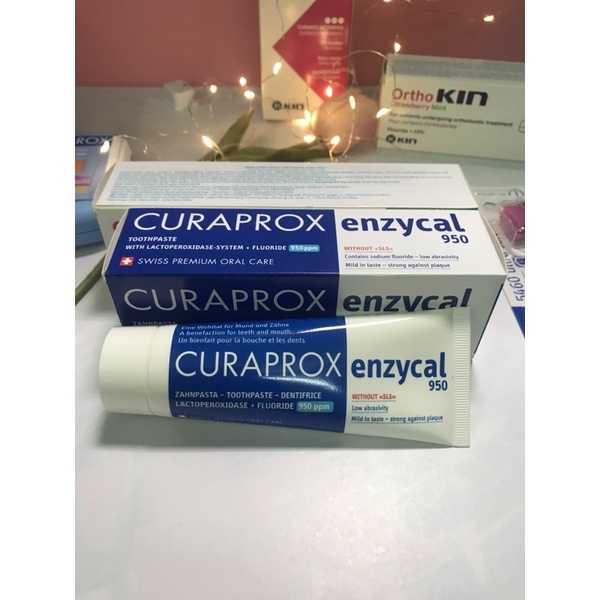 Kem Đánh Răng Ngừa Sâu Răng, Kháng Khuẩn Curaprox Enzycal 950 75ml