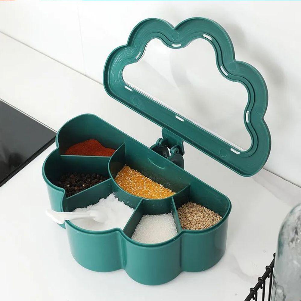 Hộp Đựng Gia Vị Nhiều Ngăn Tiện Dụng Cho Nhà Bếp
