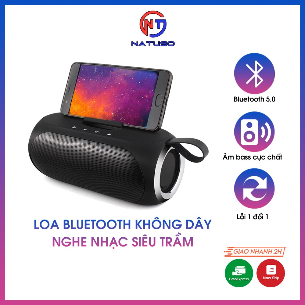 Loa Bluetooth Không Dây Nghe Nhạc Siêu Trầm Công Suất Lớn Bass Hay Goodbass V6