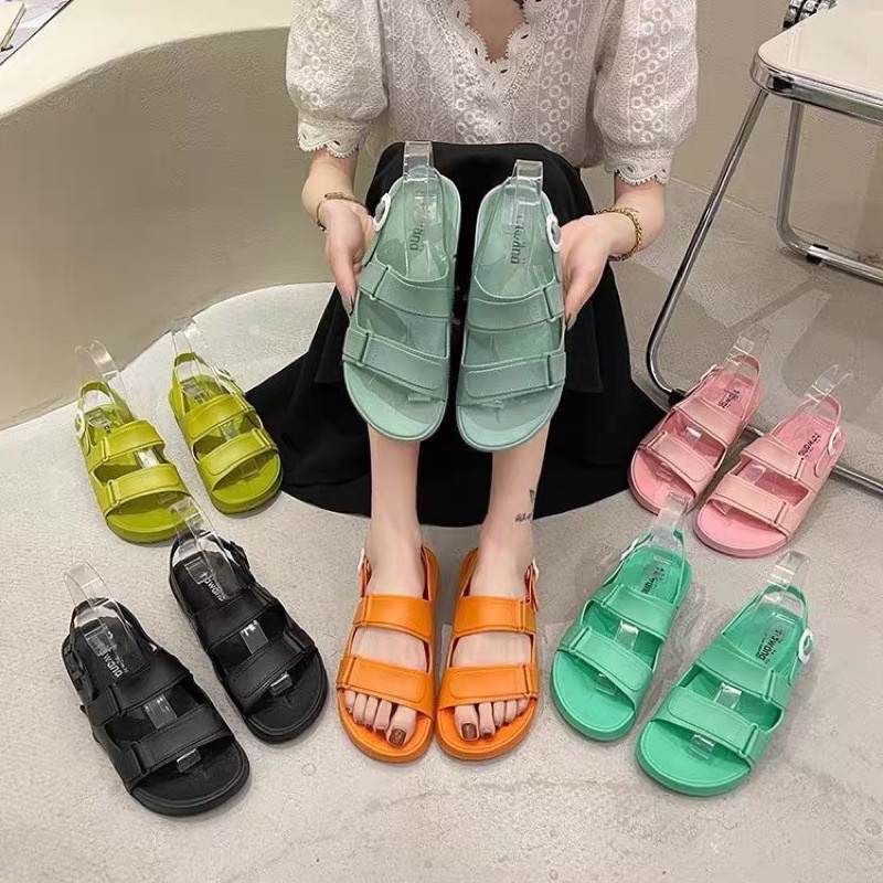 SANDAL NHỰA NHIỀU MÀU 2 QUAI MỀM CHẤT ĐẸP