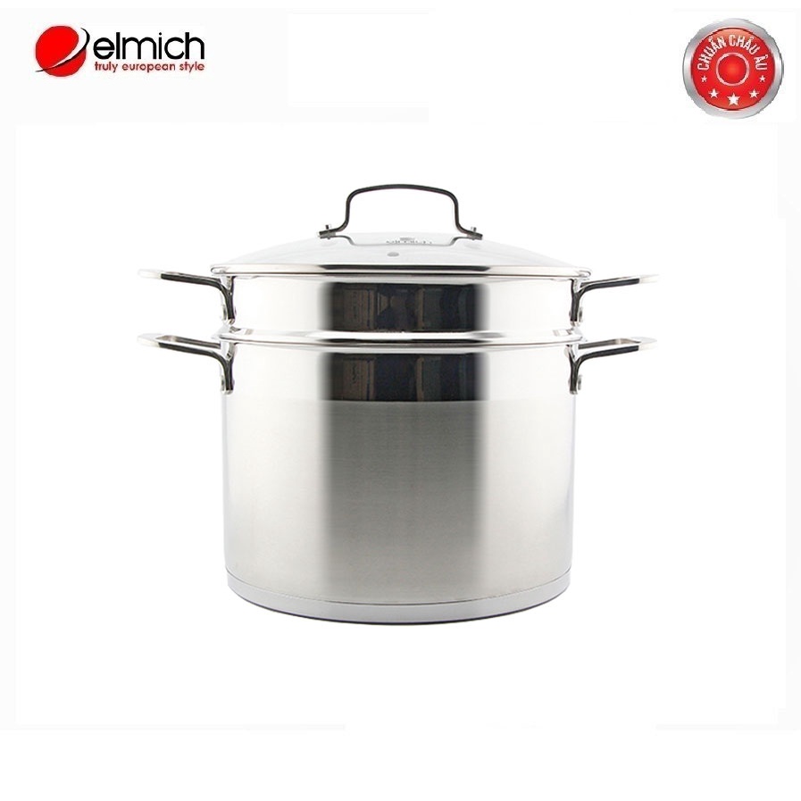 Nồi hấp Inox 304 cao cấp Elmich 22cm EL3360 (made in Czech)