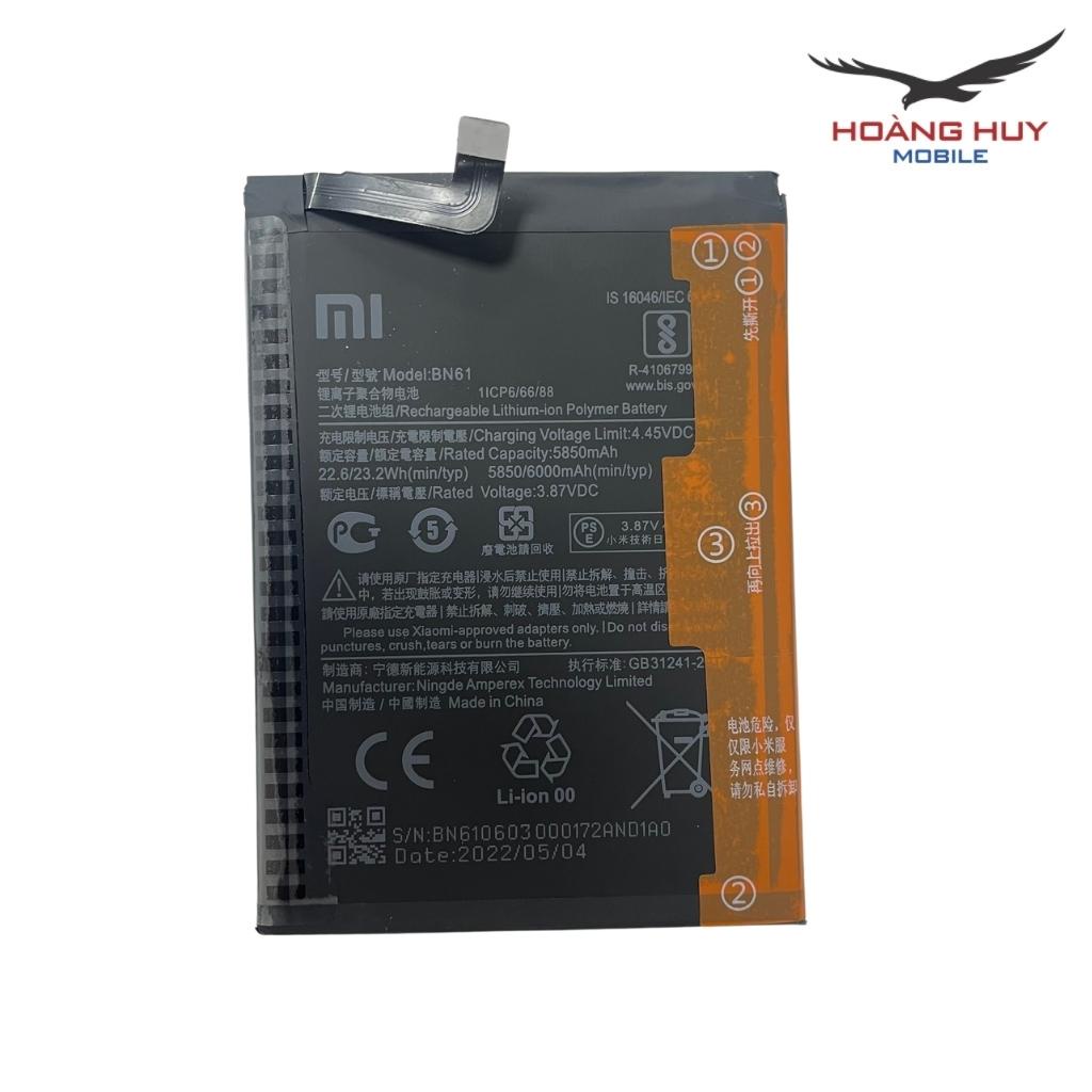 Pin Xiaomi Redmi BN61 Dung Lượng 6000mAh Hàng Zin Nhập Khẩu Bảo Hành 6 Tháng 1 Đổi 1