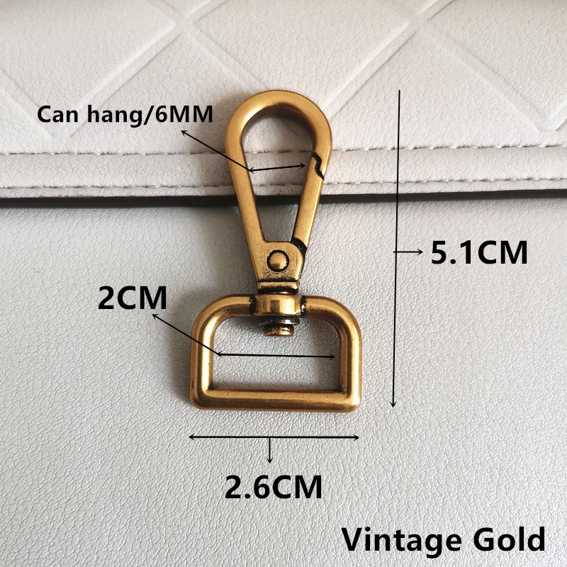 Khóa Vòng Kim Loại Cao Cấp Dành Cho Túi Xách Da Nữ