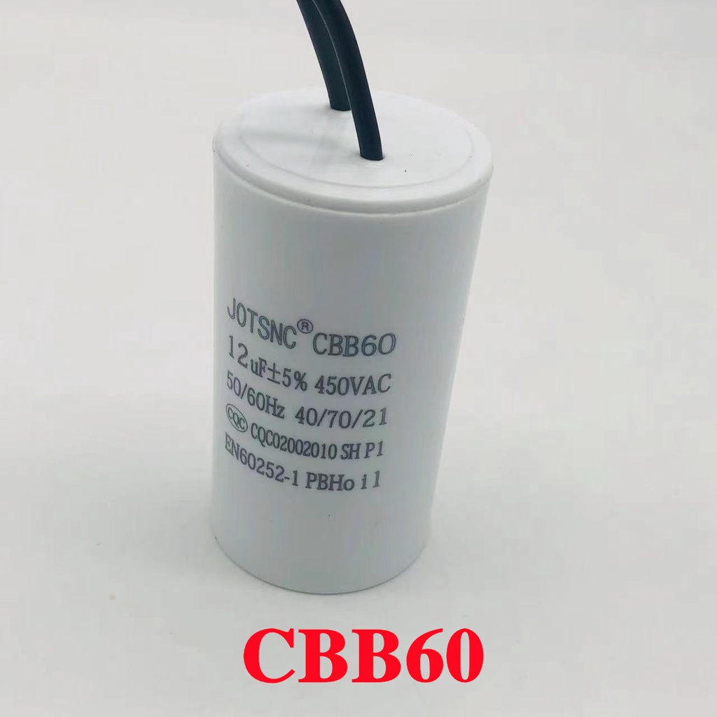 Tụ Điện CBB60 450V 3UF 4UF 5UF 6UF 8UF 10UF 12UF 14UF 15UF 16UF 18UF 20UF 25UF